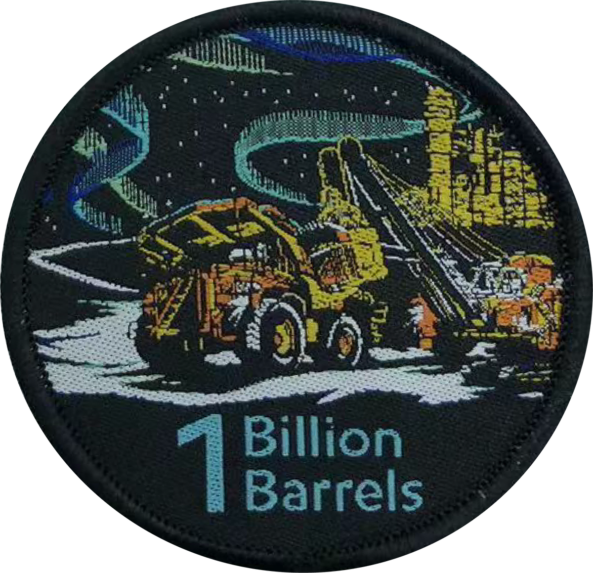 1 Billion Barrels Woven Patch - Iron On