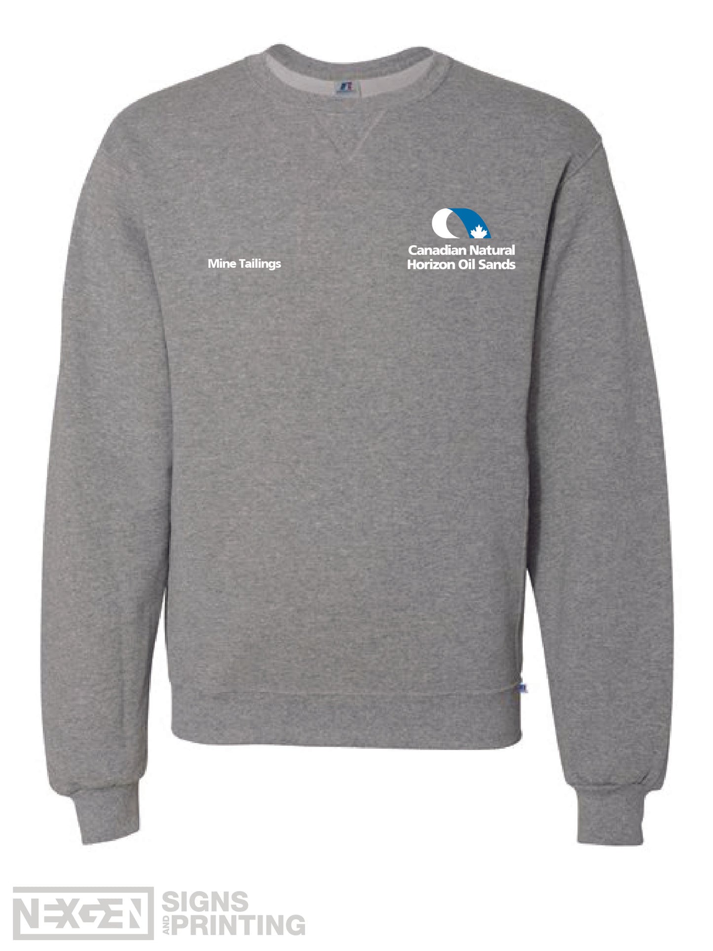 Russell Athletic - Dri Power® Crewneck Sweatshirt - 698HBM - Oxford - Embroidery