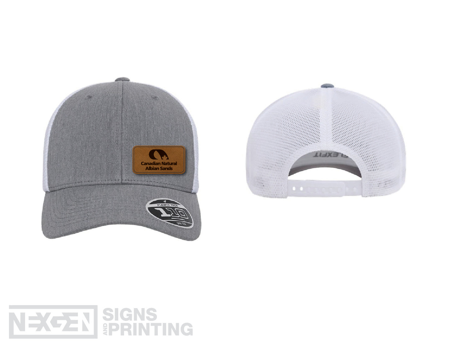 Flexfit - 110® Mesh-Back Cap - 110M - Leather Patch