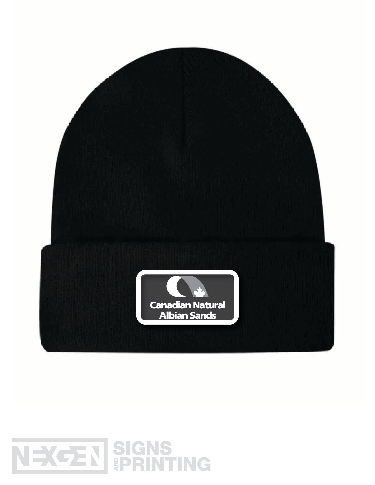 Fleece Lined Knit Cuff Beanie / Toque - WeRK1207 - Black