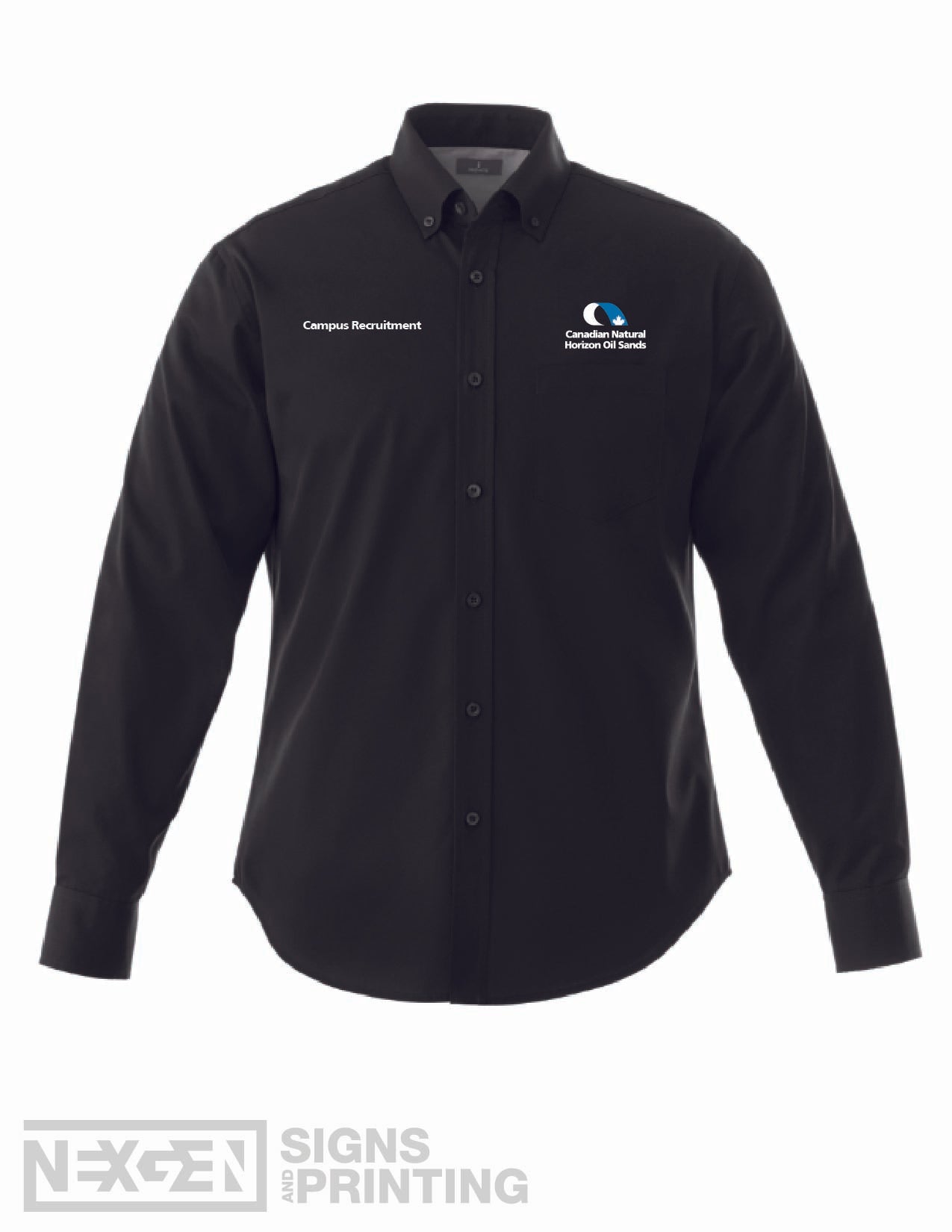 CNRL Branded LS-Wilshire Shirt Tall Mens