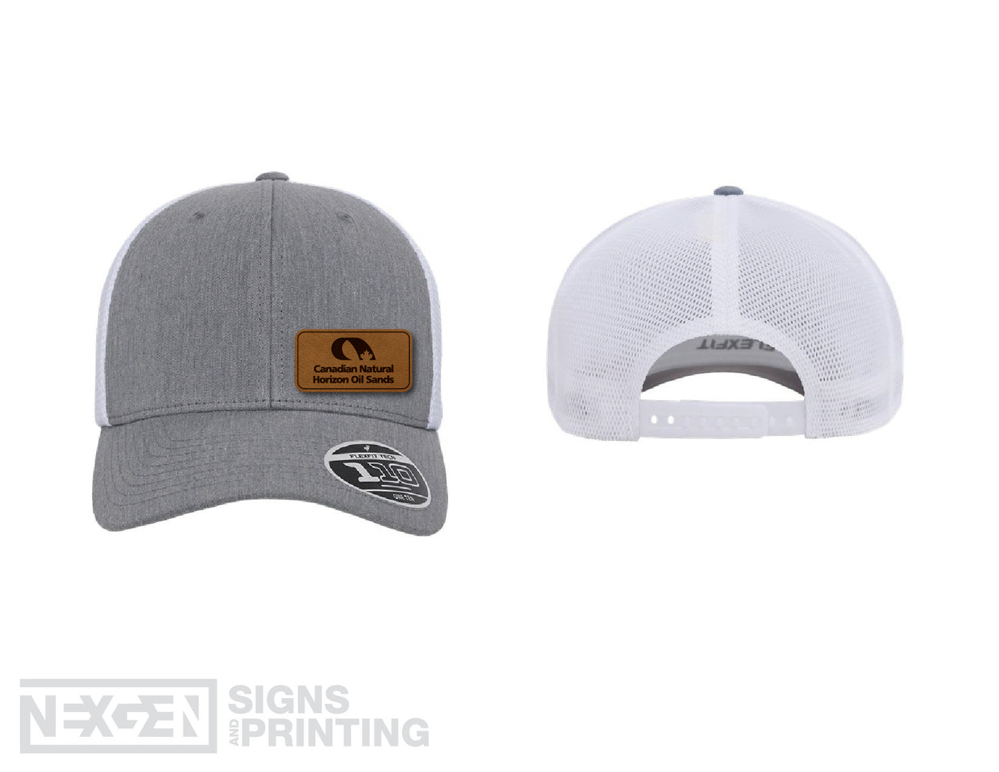 Flexfit - 110® Mesh-Back Cap - 110M - Leather Patch