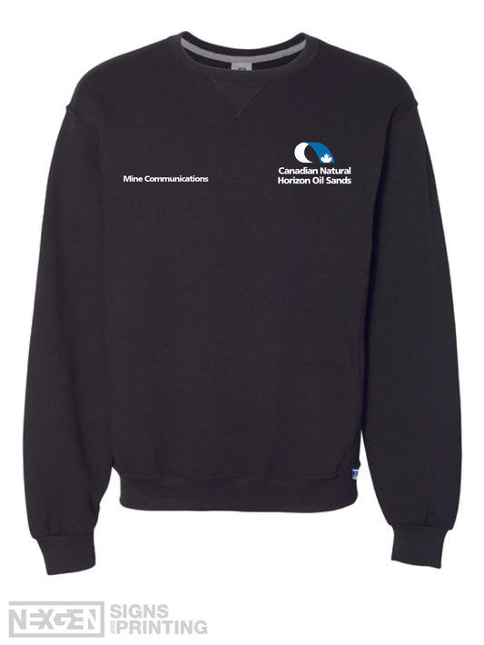 Russell Athletic - Dri Power® Crewneck Sweatshirt - 698HBM - Black - Embroidery