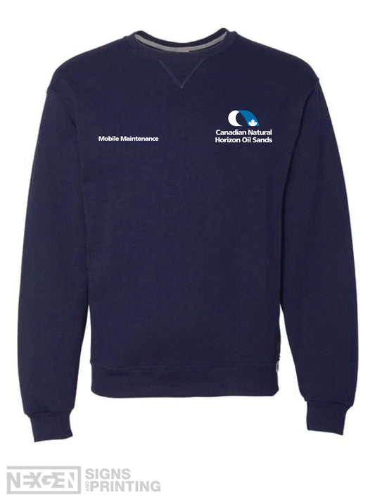 Russell Athletic - Dri Power® Crewneck Sweatshirt - 698HBM - Navy - Embroidery