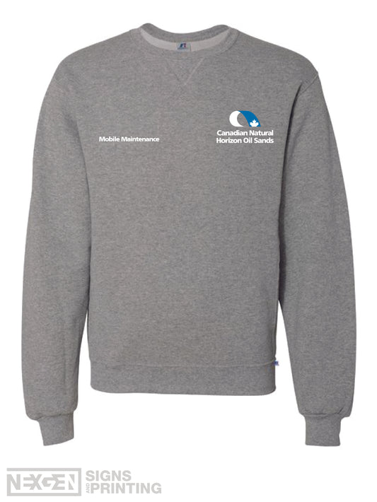 Russell Athletic - Dri Power® Crewneck Sweatshirt - 698HBM - Oxford - Embroidery