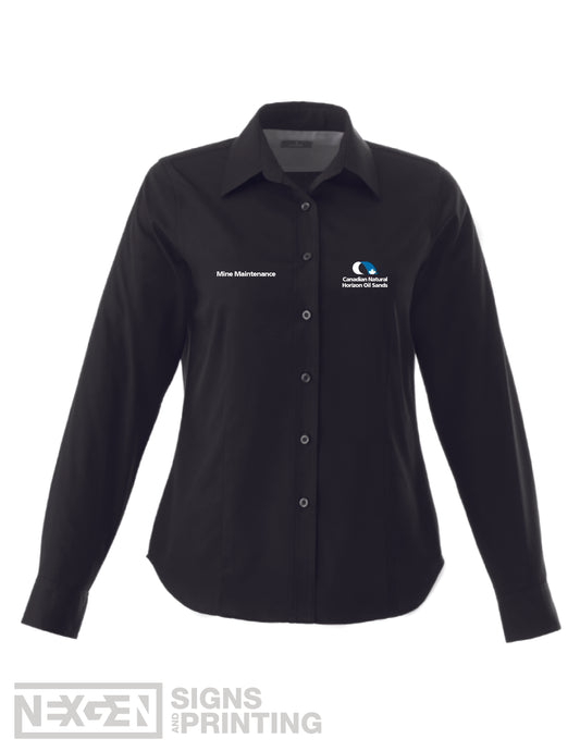 CNRL Branded LS-Wilshire Shirt Ladies