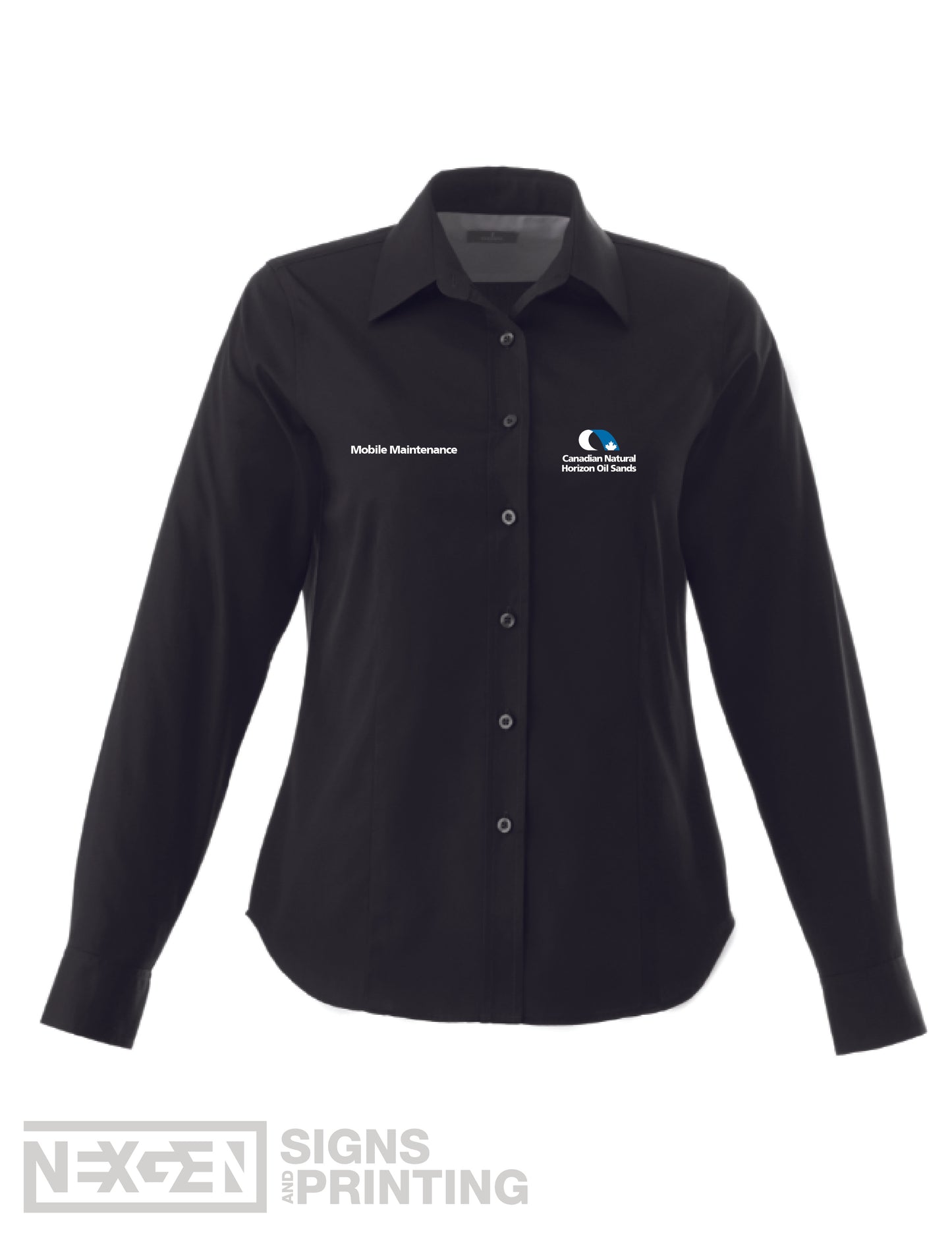 CNRL Branded LS-Wilshire Shirt Ladies