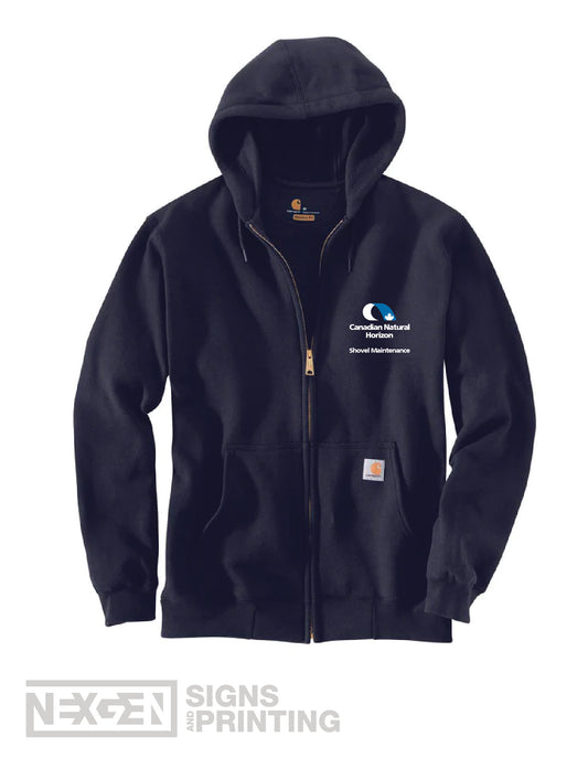 Carhartt Loose Fit Midweight Full Zip Sweatshirt - Navy (K122)