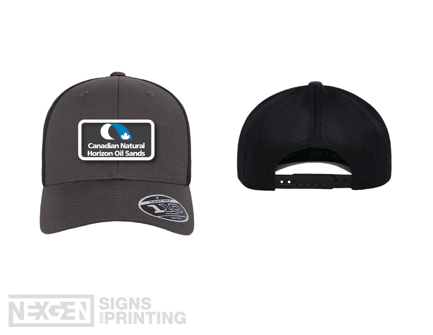 Flexfit - 110® Mesh-Back Cap - 110M Charcoal/Black