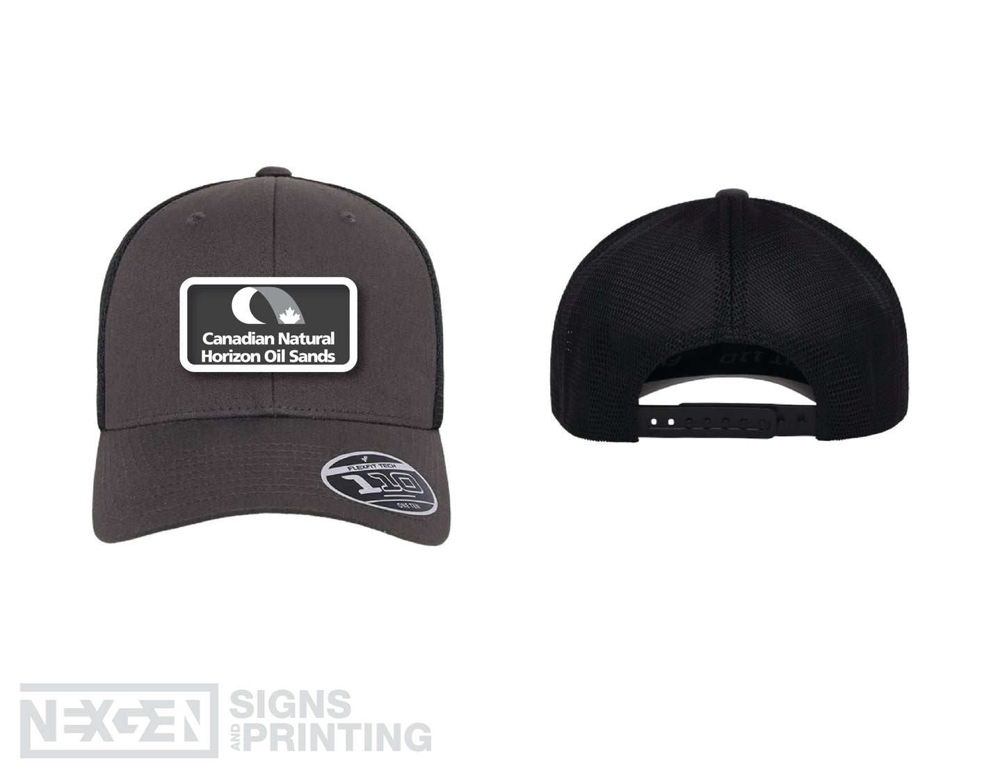 Flexfit - 110® Mesh-Back Cap - 110M Charcoal/Black