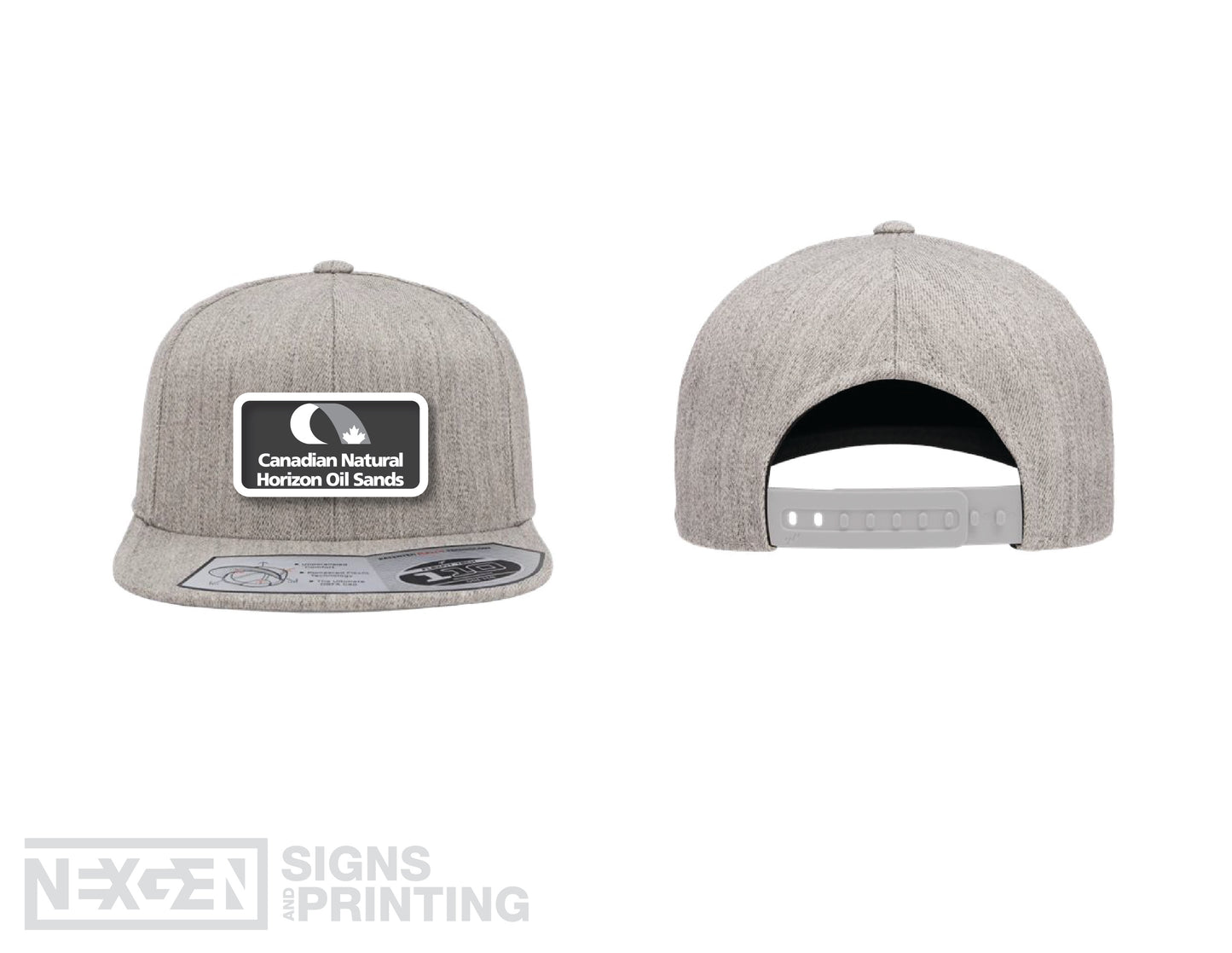 Flexfit - 110® Snapback Cap / Hat - 110F - Heather Grey