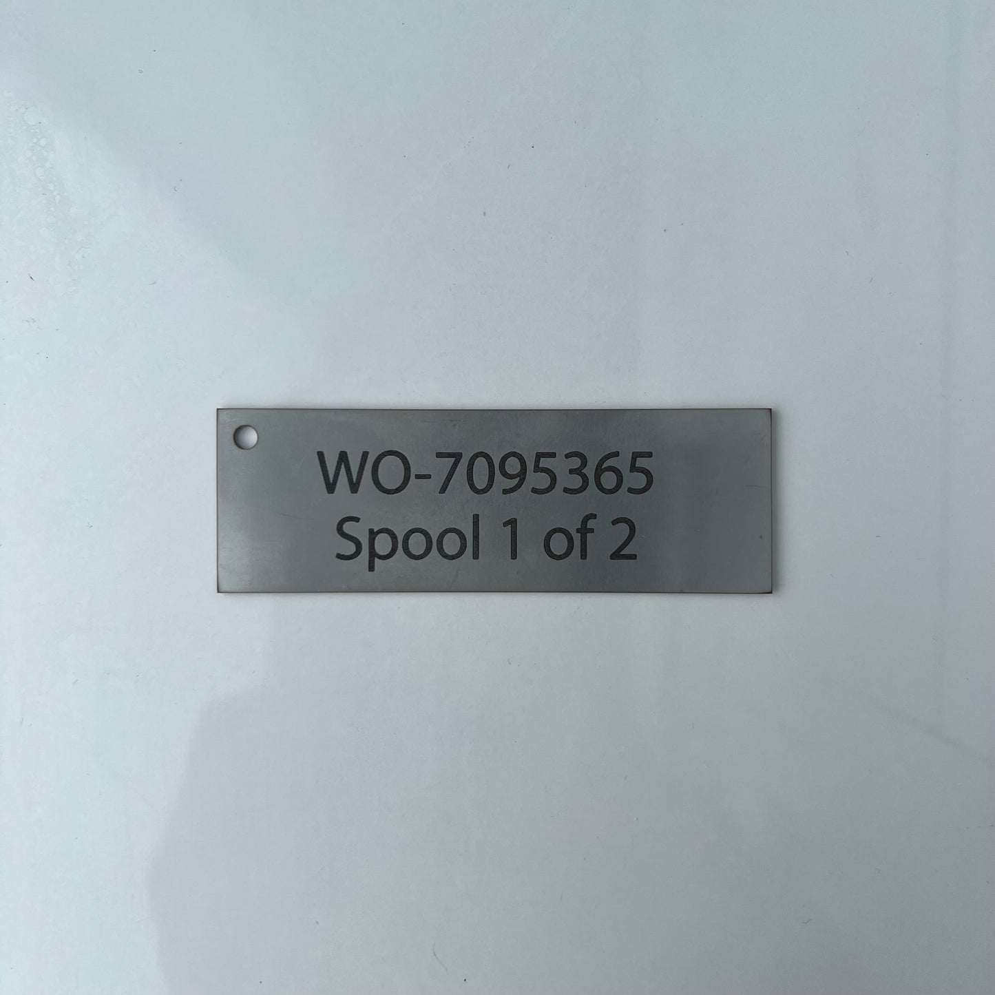 Instrument Stainless Steel Tags - 1" x 3"