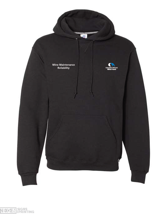 Russell Athletic - Dri Power® Hooded Sweatshirt - 695HBM - Black - Embroidery