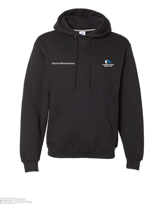 Russell Athletic - Dri Power® Hooded Sweatshirt - 695HBM - Black - Embroidery
