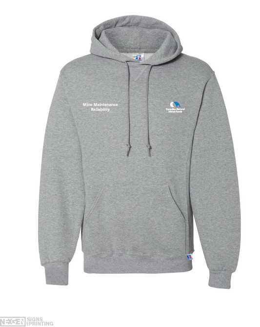 Russell Athletic - Dri Power® Hooded Sweatshirt - 695HBM - Oxford - Embroidery
