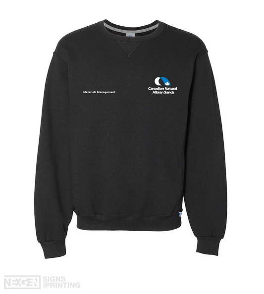 Russell Athletic - Dri Power® Crewneck Sweatshirt - 698HBM - Black - Embroidery