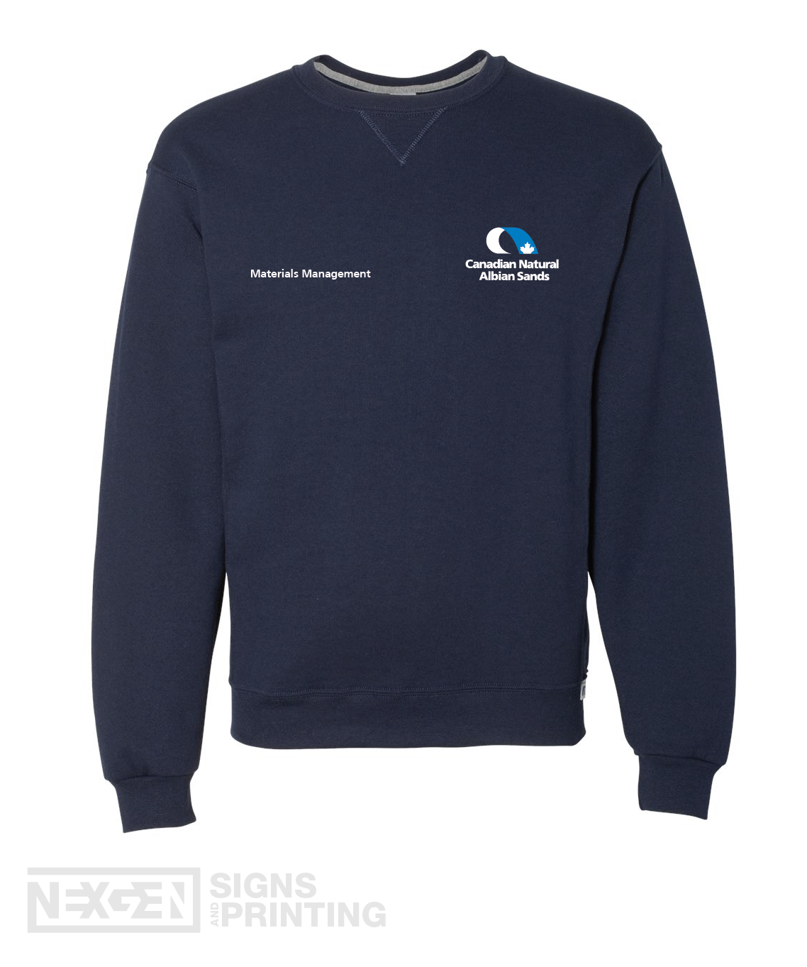 Russell Athletic - Dri Power® Crewneck Sweatshirt - 698HBM - Navy - Embroidery