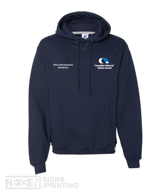 Russell Athletic - Dri Power® Hooded Sweatshirt - 695HBM - Navy - Embroidery