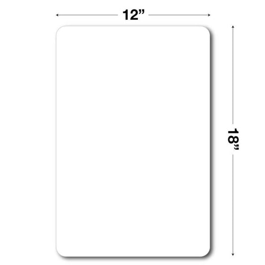 Sign Blanks - White Baked Enamel Finish .064 Aluminum