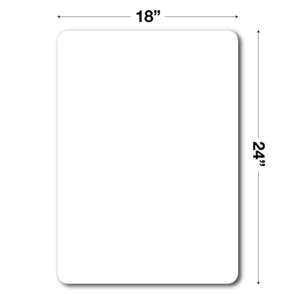 Sign Blanks - White Baked Enamel Finish .064 Aluminum