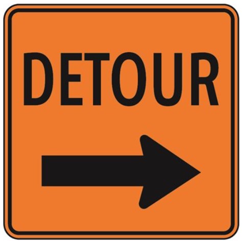 CTS-22 Detour Right