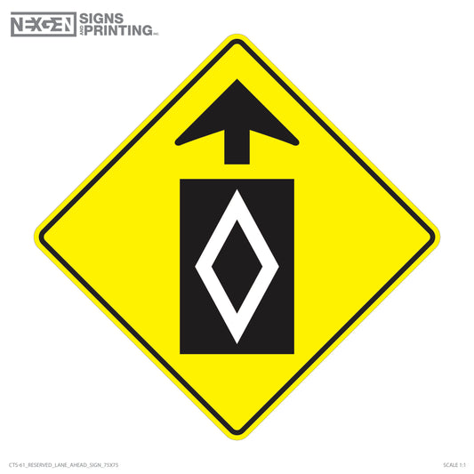 CTS-61 Reserved Lane Ahead