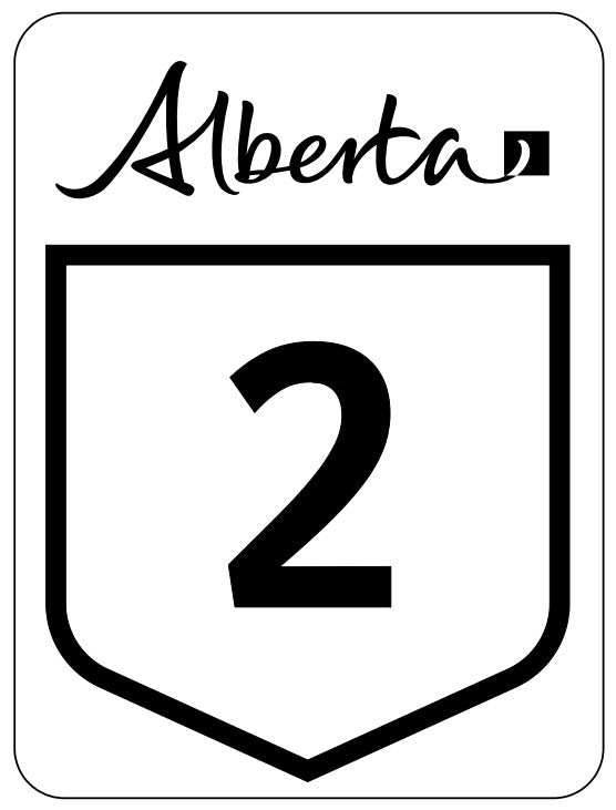 IB-2 Alberta Route Marker For Highway Numbers 1-216
