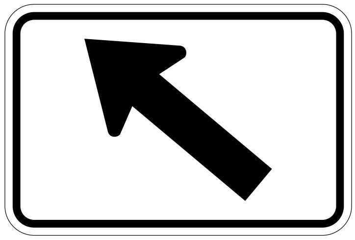 IB-9-TL Left Angle Arrow