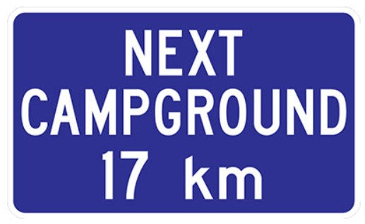 IC-84 Next Campground (__) KM