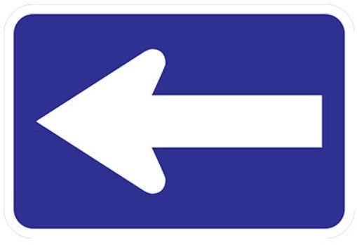 IC-B-TL Direction Arrow - Left