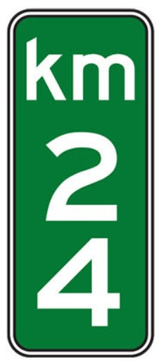 ID-10 Kilometre Marker