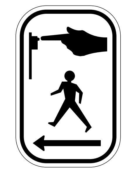 ID-21-R Pedestrian Signal Push Button