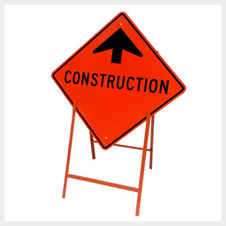 A-Frame Stand (Orange)