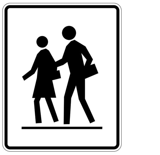 RA-3-R School Crosswalk (Right)