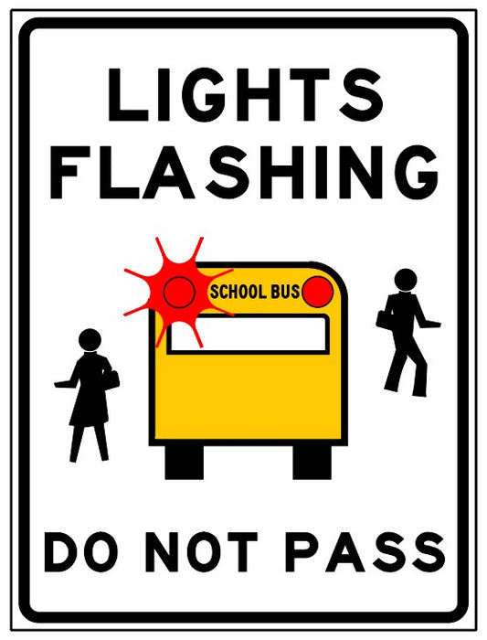 RC-102 Lights Flashing  Do Not Pass (School Bus)