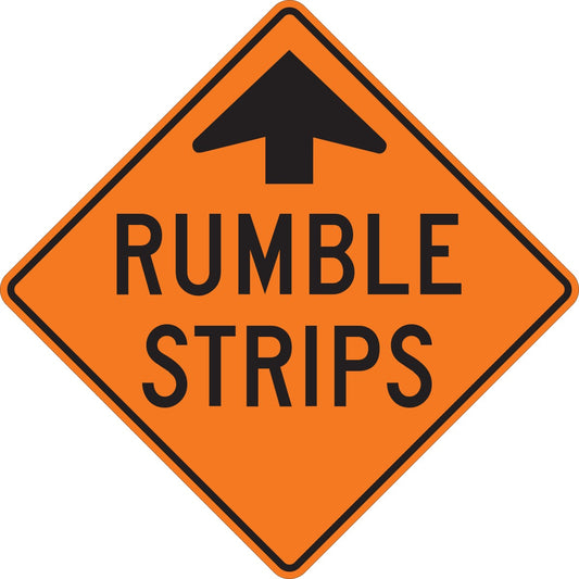 WA-106B Rumble Strips Ahead