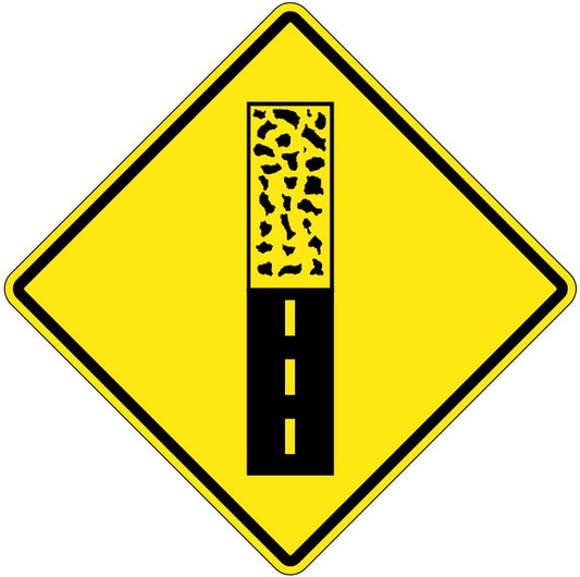 WA-25 Pavement Ends
