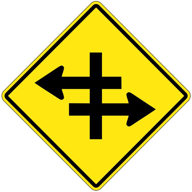 WA-34 Divided Highway Ahead