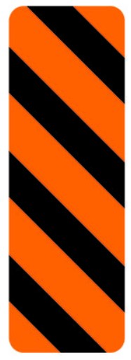 WD-A-105-L Hazard Marker Object on Left