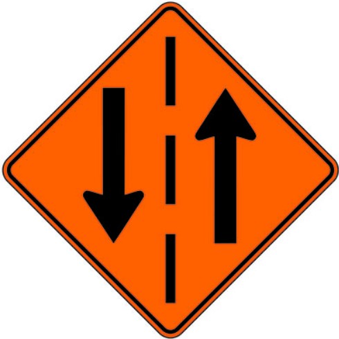 WD-B-3 Two Way Traffic Ahead