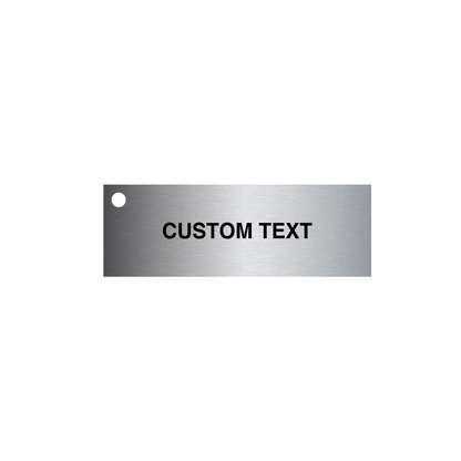 Instrument Stainless Steel Tags - 1" x 3"