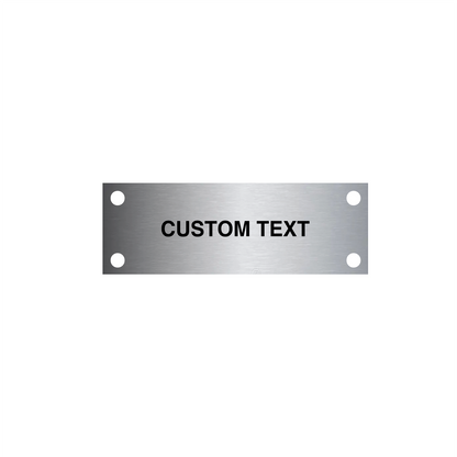 Instrument Stainless Steel Tags - 1" x 3"