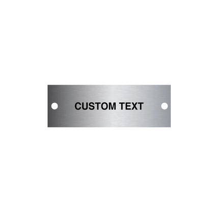 Instrument Stainless Steel Tags - 1" x 3"