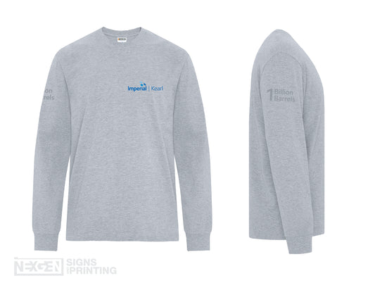 ATC WeRK™ HEAVYWEIGHT RING SPUN COTTON LONG SLEEVE TEE. WeRK250LS - 1 Billion Barrels