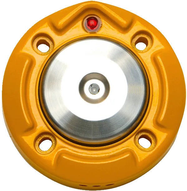 BDSP-014-Y: Polara Round Bulldog Pushbutton, Yellow – Nexgen Signs and ...