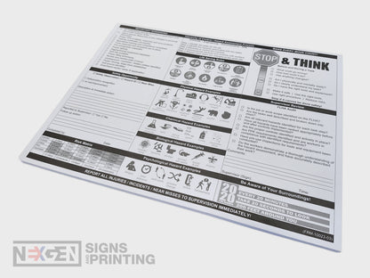 FLHA Pad - 25 Double Sided Pages