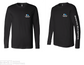 BELLA + CANVAS - Jersey Long Sleeve Tee - 3501 - Black - Heat Transferred