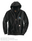 Carhartt Loose Fit Midweight Full Zip Sweatshirt - Black (K122)