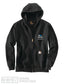 Carhartt Loose Fit Midweight Full Zip Sweatshirt - Black (K122)
