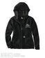 Carhartt Women's Loose Fit Midweight Full Zip Sweatshirt - Black (102788)